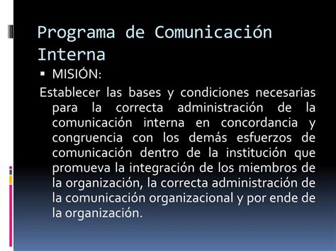 Ppt Plan De Comunicaci N En La Organizaci N Powerpoint Presentation