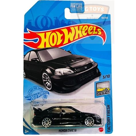 HONDA HOT WHEELS Hitam Hotwheels 風火輪常規本田思域 SI 黑卡美國 蝦皮購物