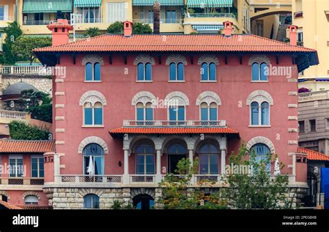 View Of The Luxury Residential Apartment Buildings In Monte Carlo