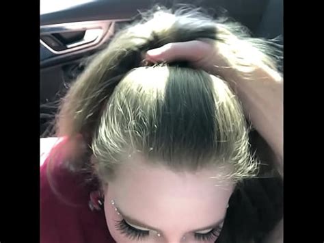 Horny Blonde Cock Hungry Slut Sucks And Deepthroats S Dick In Parking Lot Thespacebimbo