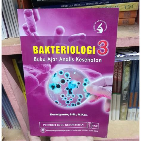 Jual Buku Original Warna Bakteriologi 3 Buku Ajar Analis Kesehatan