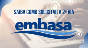 Solicitar 2ª Via Embasa pela Internet é fácil CONFIRA EMBASA 2 Via