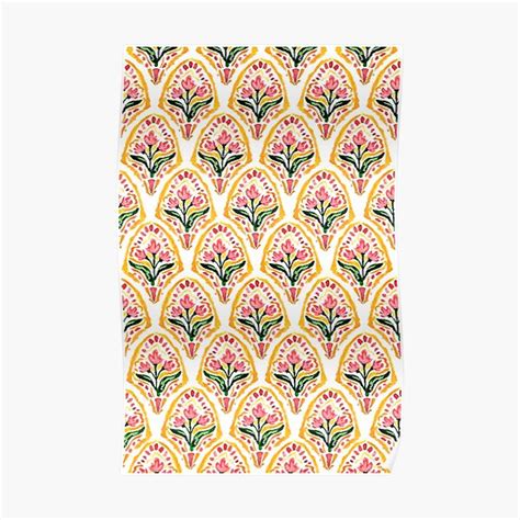 ajrakh painting poster  sale  rradiobombayy redbubble