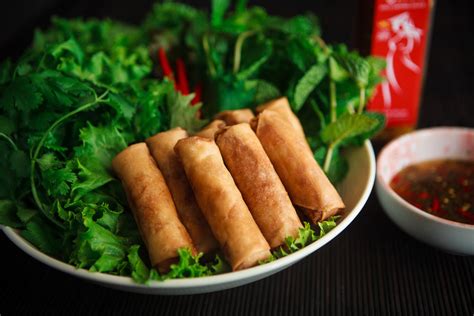 Crispy Vietnamese Egg Rolls Recipe Chả Giò FOOD is Four Letter Word