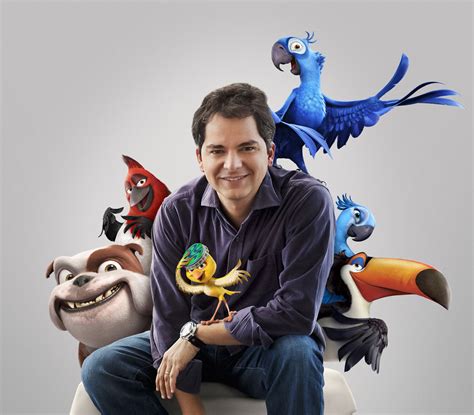 Blue Sky Studios Animation Director Carlos Saldanha and characters from ...