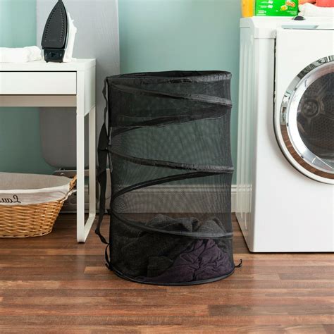 Sunbeam New Mesh Barrel Pop Up Laundry Hamper