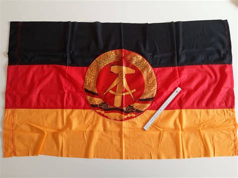 Unused GDR Flag 1987 Original Communist East Germany DDR Fahne NVA