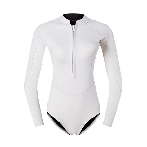 Woman Diver Diving Suit Mm Neoprene Long Sleeve Bikini Swimsuit Women Korean Swimwear Free