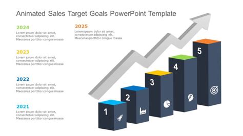 Animated Sales Target PowerPoint Template