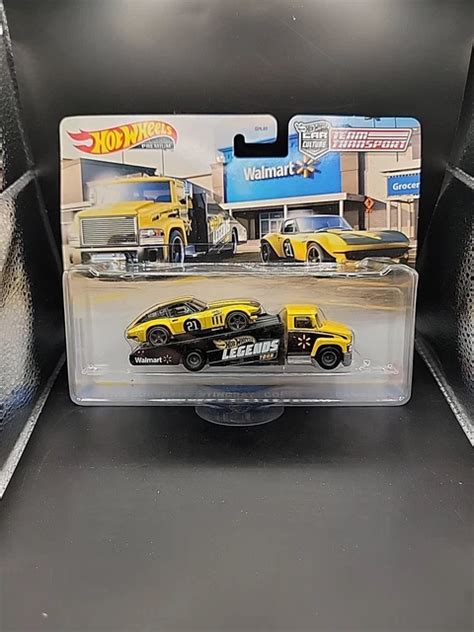 Hot Wheels Team Transport Legends Tour Walmart Coup Corvette Stingray Personnalis Eur