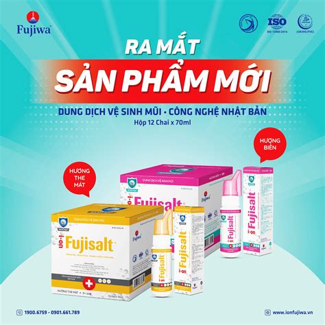 Dung Dịch Vệ Sinh Mũi I-ON Fujisalt - Hộp 12 Chai