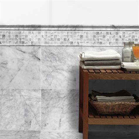 Avenza Honed X Marble Mosaic X X Marble Kitchen Backsplash