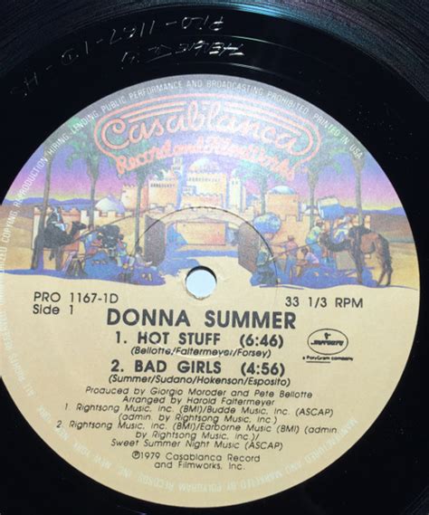 Donna Summer Hot Stuff Bad Girls Dim All The Lights 1994 Vinyl Discogs