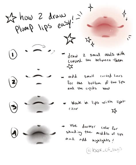 Lips Drawing Ideas Easy At Diana Menard Blog