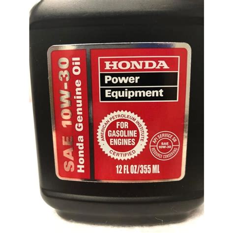 Honda Motor Oil 10W30 12 oz in the Engine Oil department at Lowes.com