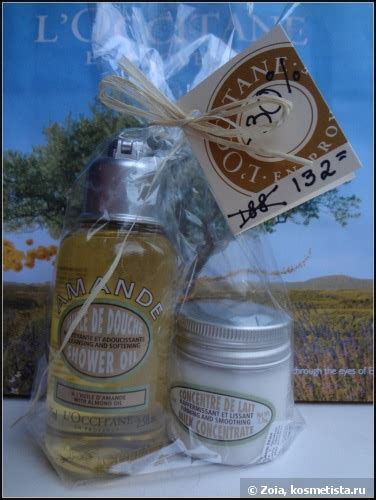 Loccitane - миндальное масло для душа и молочко для тела | Отзывы ...