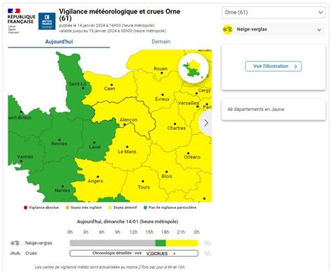 Vigilance Jaune Pour Le Ph Nom Ne Grand Froid Et Neige Verglas