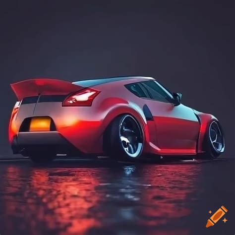 Drifting 370z Sports Car