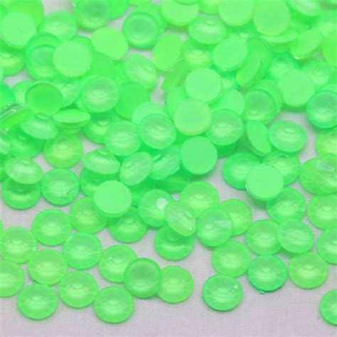 NEW Fluorescent Neon Lime Green Glass Glow In UV Light Non Hot Fix Ss Ss Ss Ss Ss Ss