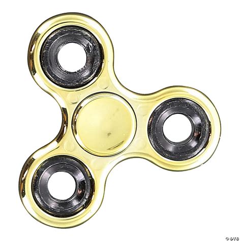 Metallic Fidget Spinner Gold | Oriental Trading