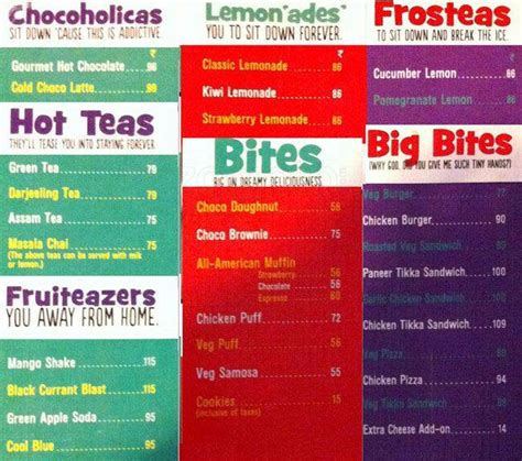 Cafe Coffee Day Menu Menu Untuk Cafe Coffee Day Doranda Ranchi Zomato