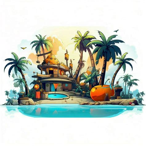 Bikini D Dibujos Animados Ilustracion En Blanco Antecedentes Alto Como Foto De Stock