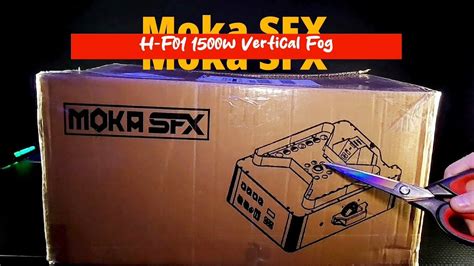 Unboxing Mokasfx Newest Vertical 1500w Fog Machine The H F01 Youtube