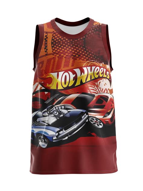 Regata Infantil Hot Wheels Vermelho Rg Elo Produtos Especiais