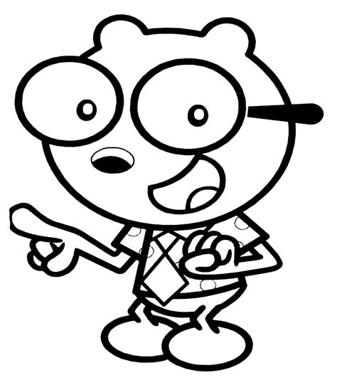 Dibujo De Walden De Wow Wow Wubbzy Para Colorear Dibujos Para