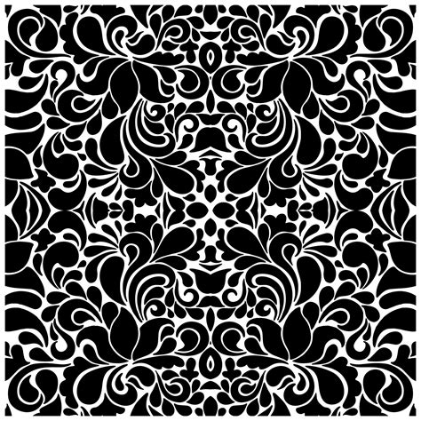 Seamless Ornament Pattern Vector Floral Pattern Tracery Background