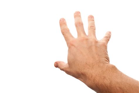 Right Male Hand Trying To Grab Something Stock Photo Download Image