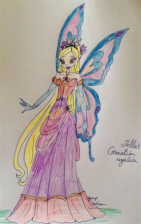 winx club stella  coronation regalia  georgewinxerart  deviantart