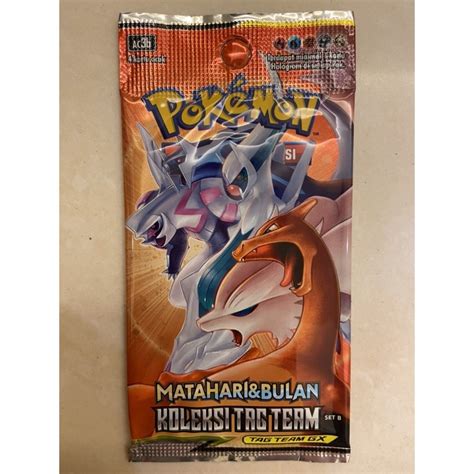 Jual Kartu Pokemon Tcg Set B Booster Pack Matahari Bulan Tag Team Gx