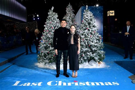 Henry Golding and Emilia Clarke at the "Last Christmas" London Premiere ...