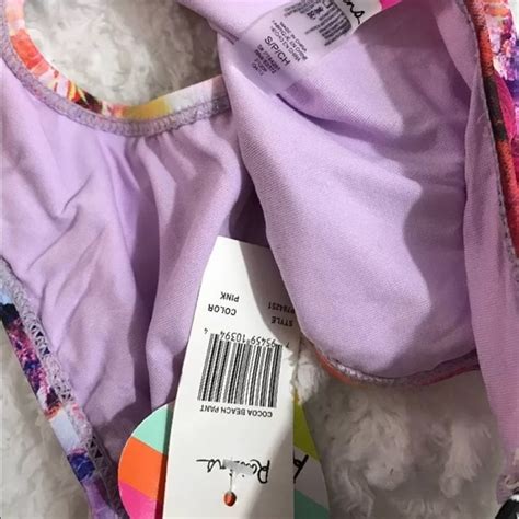 Raisins Swim Raisins Multi Floral Color Anya Bandeau Bikini Set