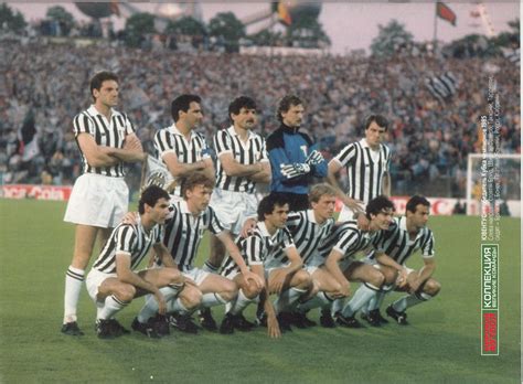 sport photo retro: Juventus 1985