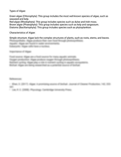 Manual Of Practical Algae Hulot 4