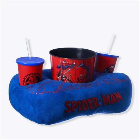 Kit Homem Aranha Almofada Suede Balde Pipoca Copos Oficial Marvel