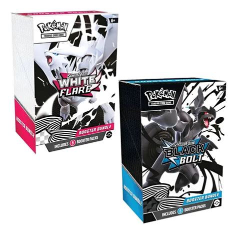Fogo Branco E Raio Preto - Kit Booster Bundle Fogo Branco Raio Preto Pokemon Tcg Inglês | Frete grátis