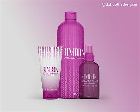 UMBRA - hair care brand identity on Behance