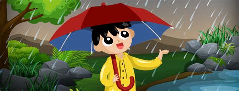 gambar kartun hujan turun gambarbooster