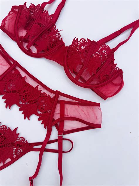 Set Diva Burgundy Pimenta Doce Lingerie