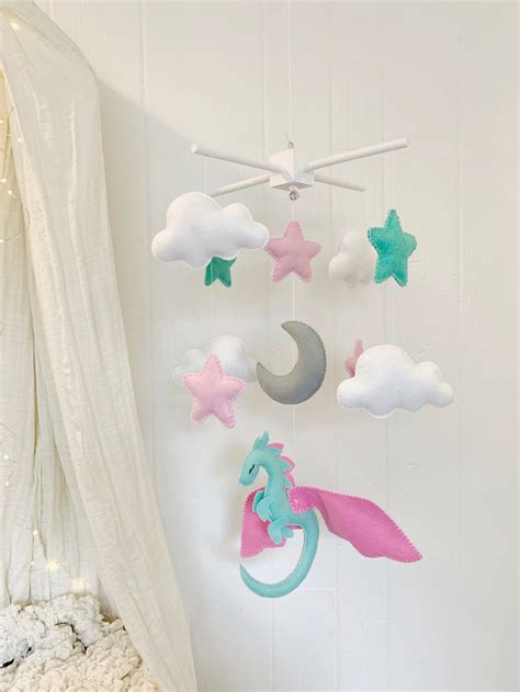 Dragon Mobile Baby Mobile Dragon Dragon Nursery Nursery Etsy