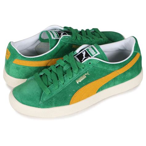 PUMA プーマ スウェード ヴィンテージ スニーカー メンズ レディース スエード SUEDE VTG グリーン 374921 09