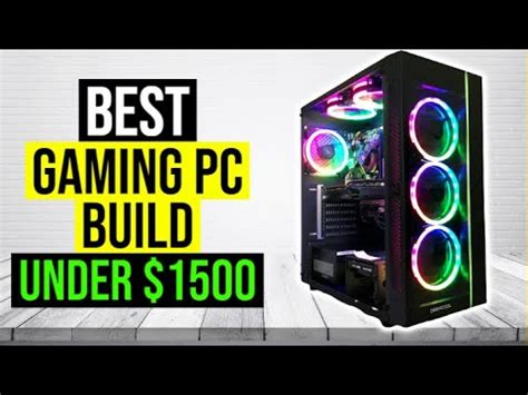 Best Gaming PC Build Under $1500 in 2024 - YouTube
