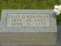 Ellis Ozark Burnham M Morial Find A Grave