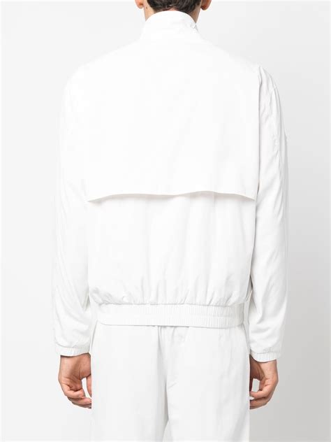 Casablanca Air Shell Suit Track Jacket In White Modesens