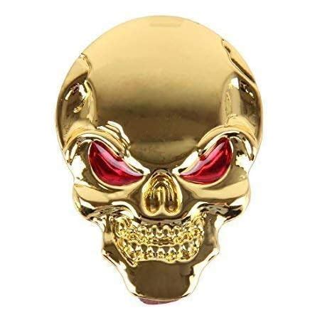 3D Metall Skull Totenkopf Sticker Emblem Badge Aufkleber PKW KFZ Auto