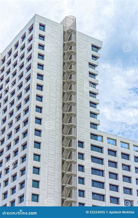 Ladders for fire escape stock image. Image of glass, secure - 53224055