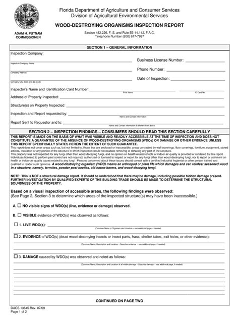 2009 2021 Form FL DACS 13645 Fill Online Printable Fillable Blank